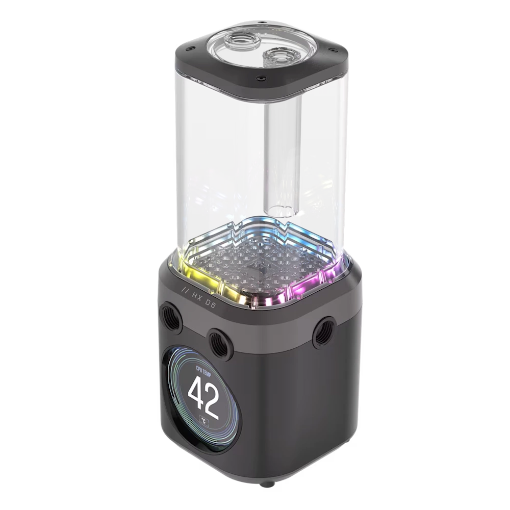 Corsair iCUE LINK XD6 RGB – יחידת משאבה ומאגר מים – תמונה 3